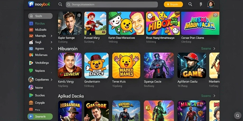 Screenshot menampilkan tampilan layar utama ALBASLOT yang menarik.