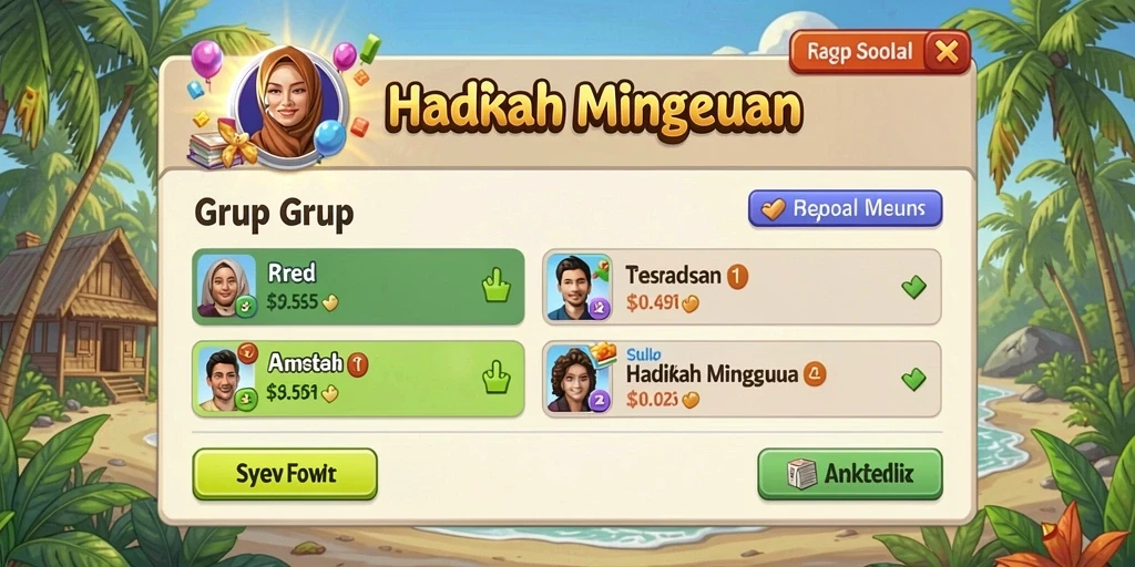 Tampilan antarmuka yang ramah pengguna.