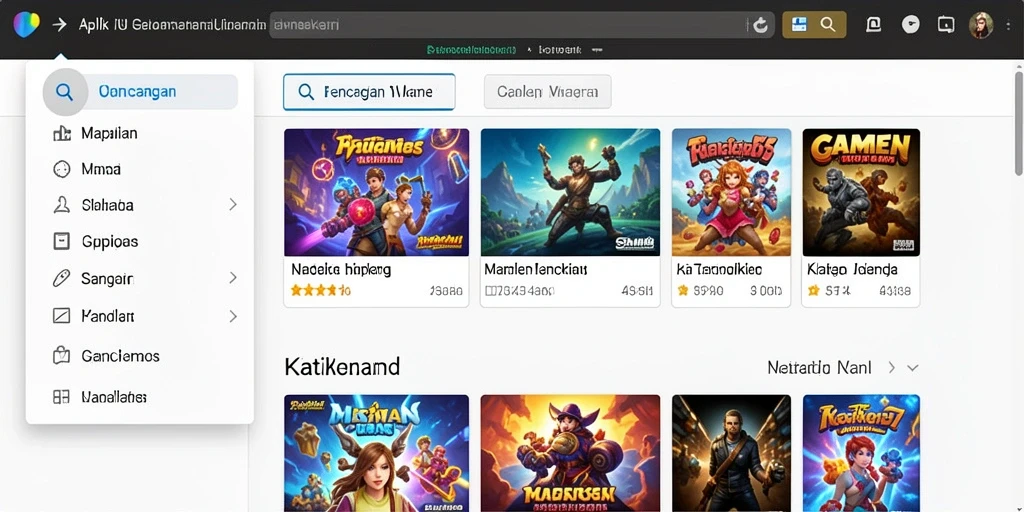 Tampilan antarmuka yang user-friendly dan modern.