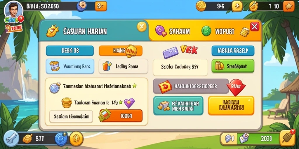 Tampilan antarmuka DEWITOGEL yang menarik dan mudah dipahami.