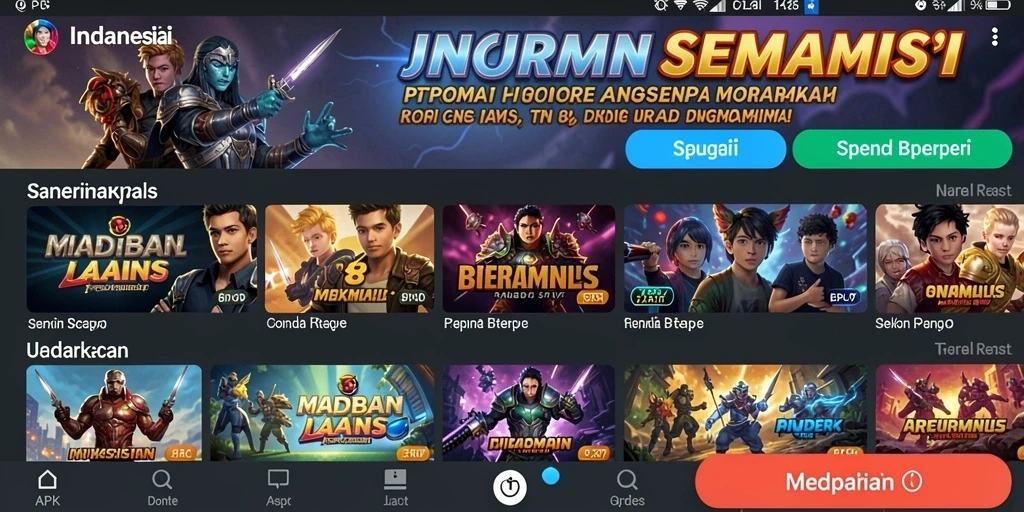 Tampilan antarmuka yang menarik dan mudah digunakan.