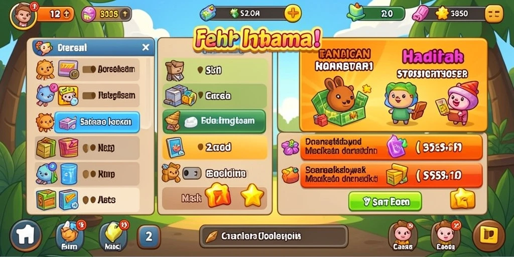 Tampilan antarmuka yang modern dan menarik.