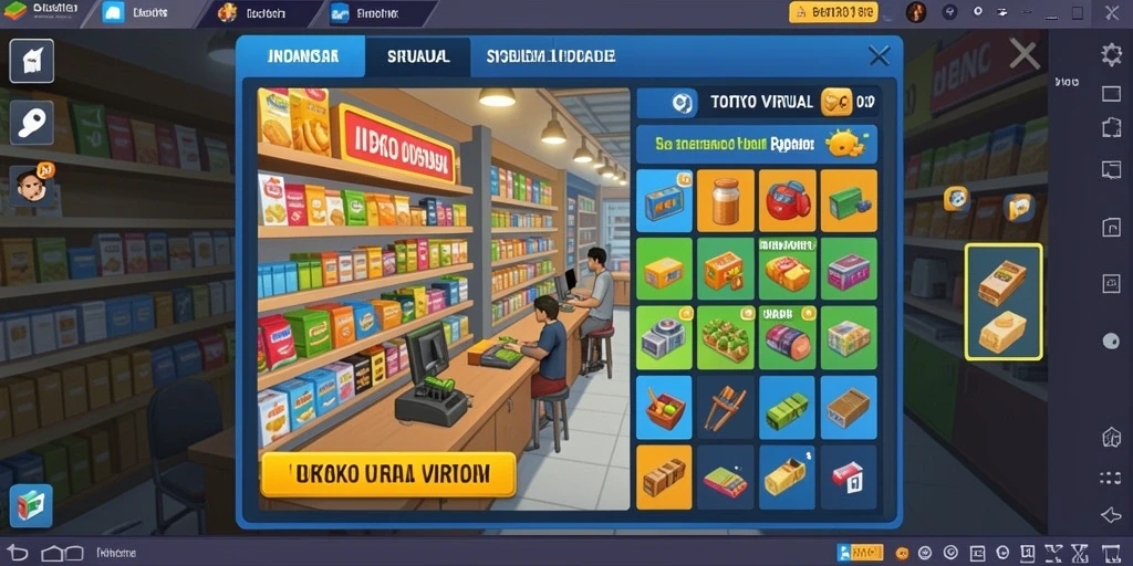 Tampilan antarmuka yang modern dan sederhana.