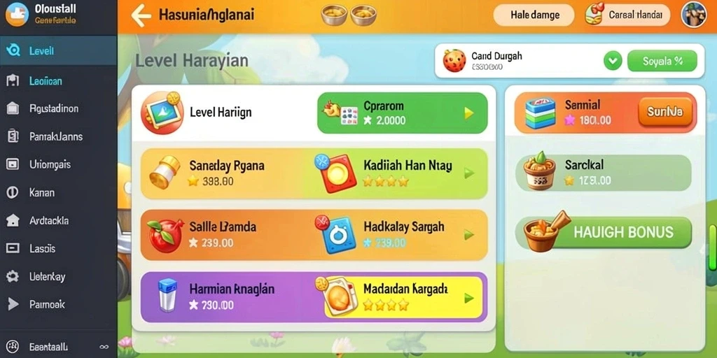 Tampilan antarmuka yang user-friendly.