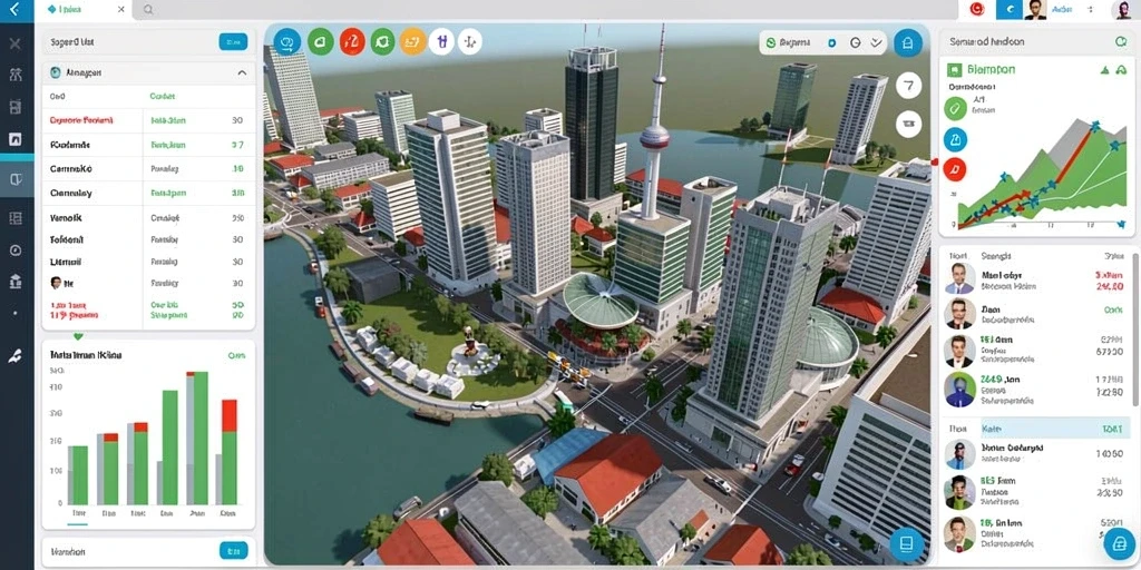 Tampilan antarmuka yang menarik dan modern.