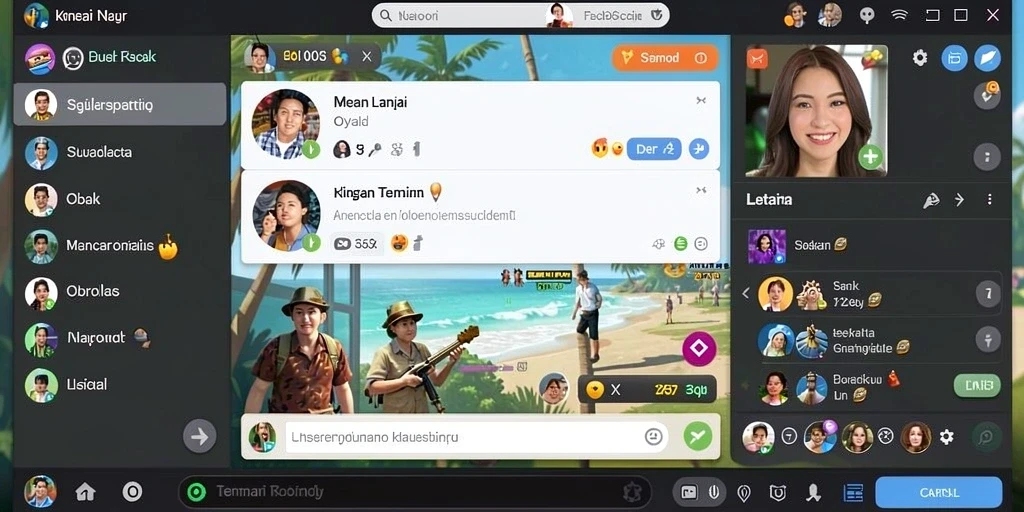 Tampilan awal aplikasi yang menarik dan user-friendly.