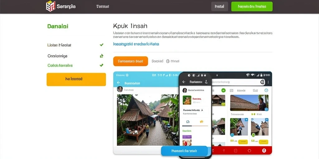 Tampilan antarmuka SENSATIONAL77 yang menarik dan mudah digunakan.
