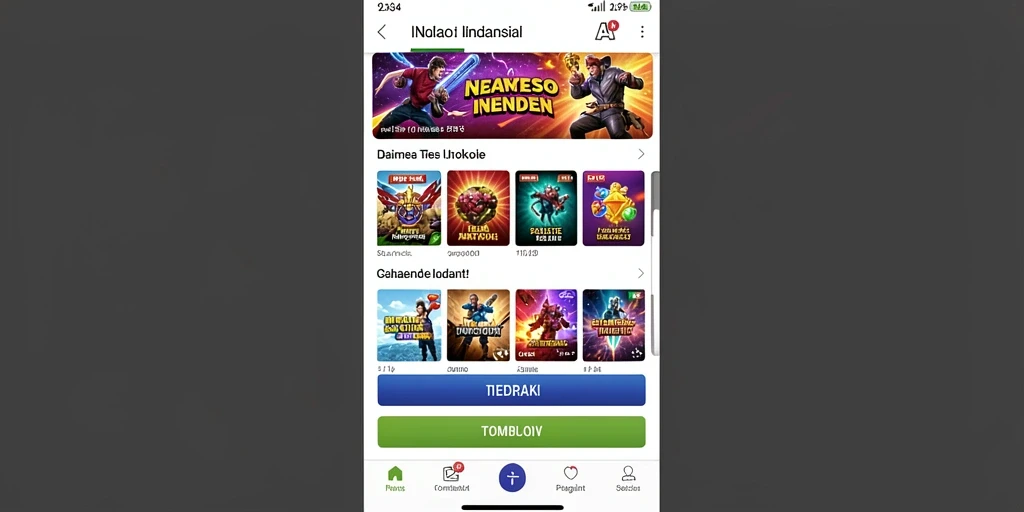 Tampilan awal yang memikat dan informatif.